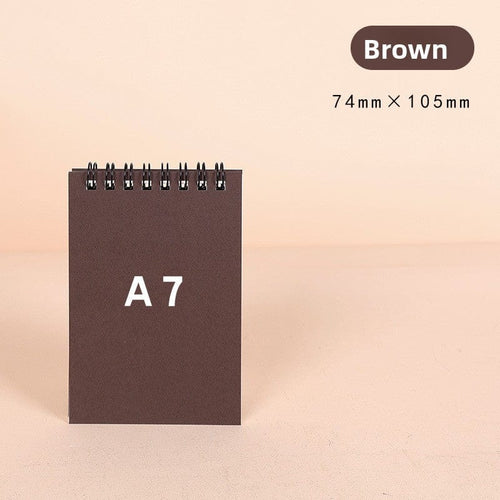 Simple coil notebook