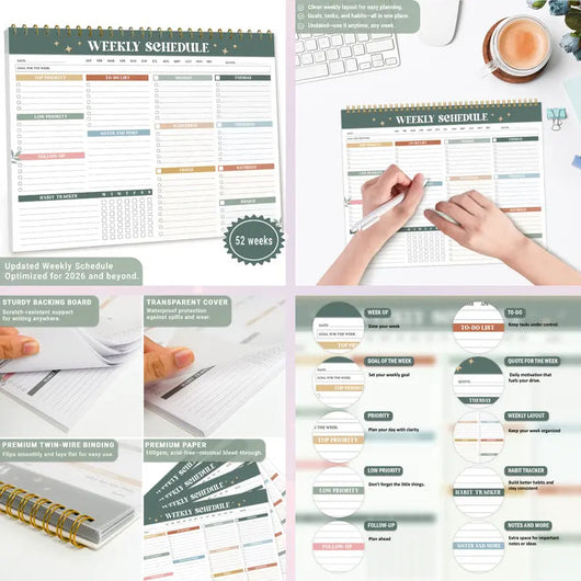 RELQON ADHD Cleaning Planner