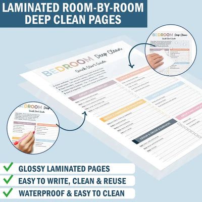 RELQON ADHD Cleaning Planner