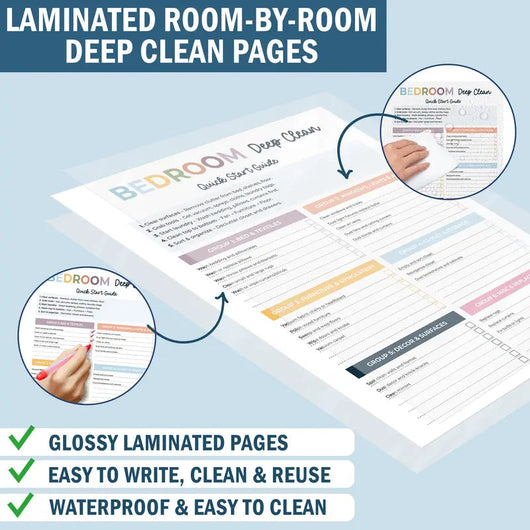 RELQON ADHD Cleaning Planner
