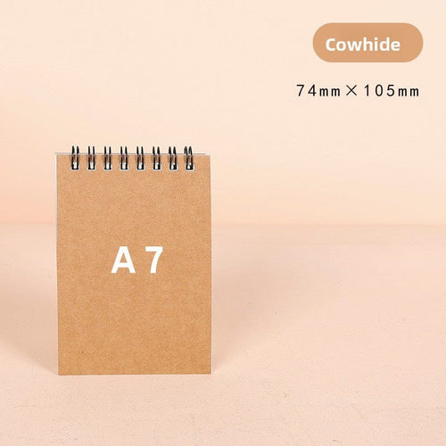 Simple coil notebook